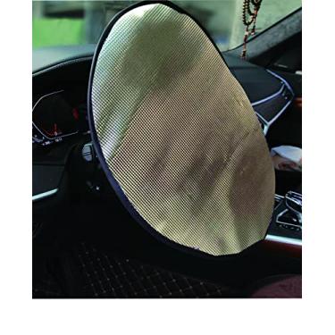 Imagem de Protetor solar para volante, protetor solar de volante refrescante de 3 camadas para proteção contra o calor, serve para a maioria dos carros, SUV Van 45 cm
