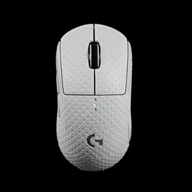 Imagem de BTL Mouse Grip Tape para Logitech G Pro X Superlight Antiderrapante Suck Sweat Branco Completo 0,3 mm