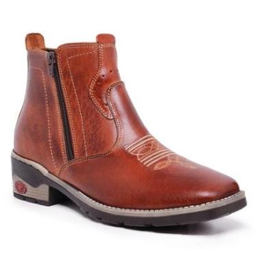 Imagem de Butina Masculina Couro Bovino Conforto Total Moda Caipira-Masculino