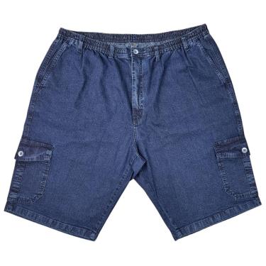 Imagem de Bermuda Masculina Elastico Cargo com Cordão Plus size-Masculino