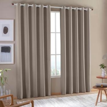 Imagem de Cortina Blackout PVC 2,80 m x 2,30 Corta 100% a luz (Avelã)