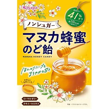Imagem de KASUGAI NS MANUKA HONEY CANDY 65g- Bala de mel, geléia real e extrato de camomila sem adição de açúcares. Origem: Japão