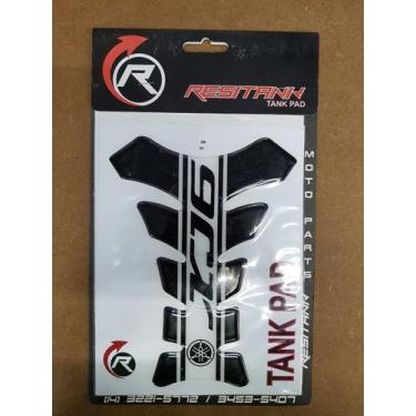 Imagem de Tankpad Protetor De Tanque/Gsx Xj6 Preto Branco Resitank, Preto