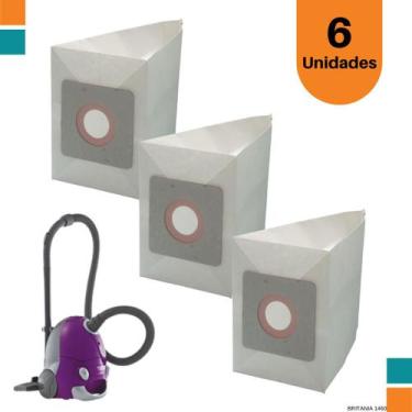 Imagem de Saco aspirador com 6 unidades BRITANIA 1460 limp diaria - AllClean