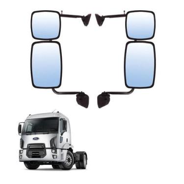 Imagem de Conjunto Retrovisor Completo Ford Cargo 2019 2020 Par LD LE - Globo