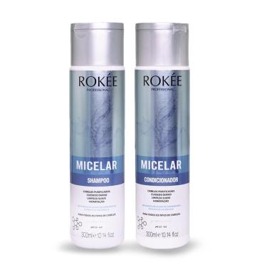 Imagem de Kit ROKÉE Shampoo + Condicionador Micelar 300ml