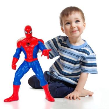 Imagem de Boneco de vinil Gigante Homem Aranha Comics 50 cm  - TCS  