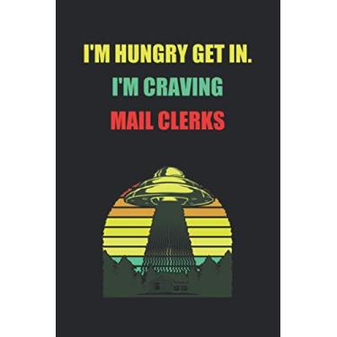 Imagem de Funny Christmas UFO Journal For Mail Clerk's: Lined Journal, 120 Pages, 6 x 9, Christmas Holiday UFO Book, Funny Alien Journal Matte Finish (Journal for UFO Lovers Journal)