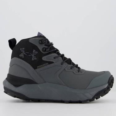 Imagem de Tênis Under Armour Defense Mid Cinza e Preto, 38