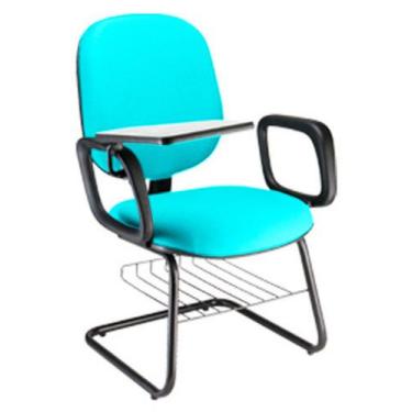 Imagem de Cadeira Universitária com prancheta para Escolas Linha Uno Verde - Des