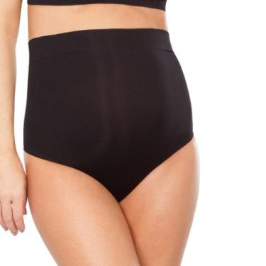 Imagem de Calcinha Cintura Alta Gestante Plié Linha Maternidade Para Grávida, M,