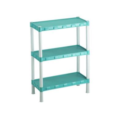 Imagem de Estante Modular Verde Com 3 Prateleiras Plástico Agraplast