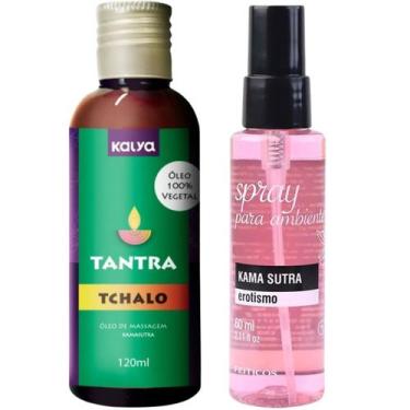 Imagem de Kit Óleo de Massagem e Aromatizador de Ambiente KamaSutra - Feitiços