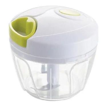 Imagem de Mini Processador De Alimentos Manual Triturador Alho Legumes - New, Ex