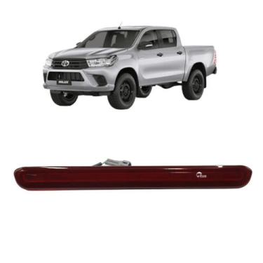 Imagem de Lanterna Freio Brake Light Hilux 2016 Até 2022 Vermelho C/ Chicote - D
