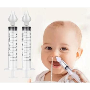 Imagem de Seringa Aspirador Nasal Para Bebe Com Ponta de Silicone 2Und - Sea Sal