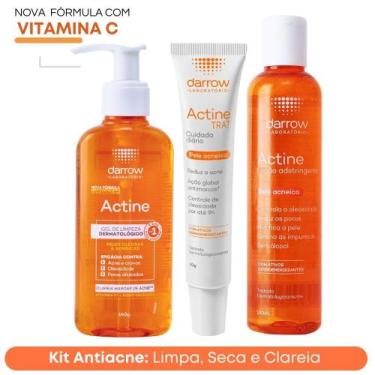 Imagem de Kit Antiacne Antioleosidade Sabonete 140g + Gel Secativo Trat + Tônico