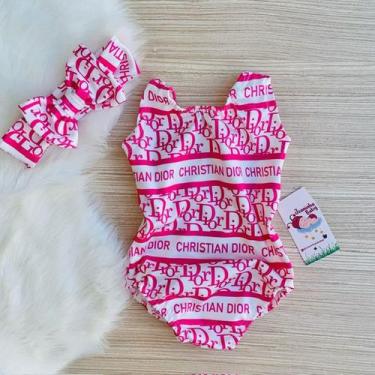 Imagem de Body Maio Suplex Infantil Temático Body Inspiração Griffe 04 - Joaninh