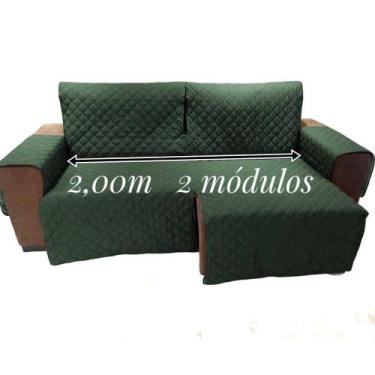 Imagem de Capa Protetor Para Sofa 2,00 2Mod Só De Assento Mas Braço(RETRATIL E R