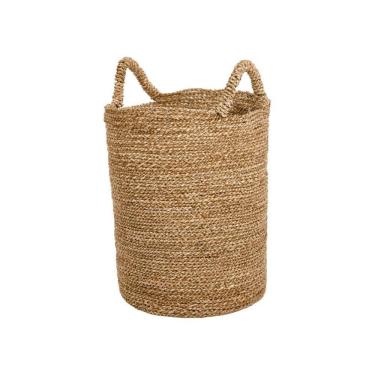 Imagem de Cesto Decorativo Organizador Cachepot Em Fibra Natural Alto