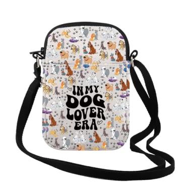 Imagem de TSOTMO Bolsa tiracolo Dog Lover Gift In My Dog Lover Era, bolsa para cães The Magic Kingdom, presente para namorada, Dog Era Cr