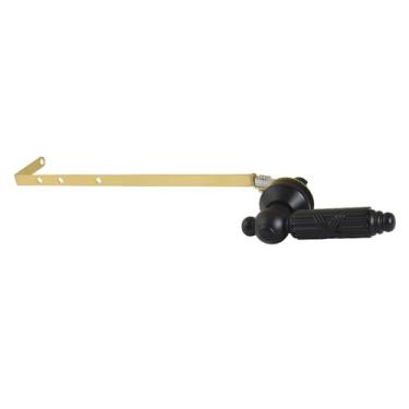 Imagem de Kingston Brass KTGLD0 Alavanca universal georgiana para tanque de vaso sanitário de montagem frontal ou lateral, preto fosco