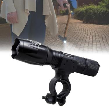 Imagem de CHOYTONG Conjuntos de suporte de bengala e lanterna LED para andar, cadeira de rodas - Acessórios universais de suporte de muletas