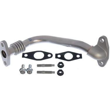 Imagem de APDTY Tubo de retorno de óleo turbo 118777; 6,6L Duramax Diesel; 2010-2016