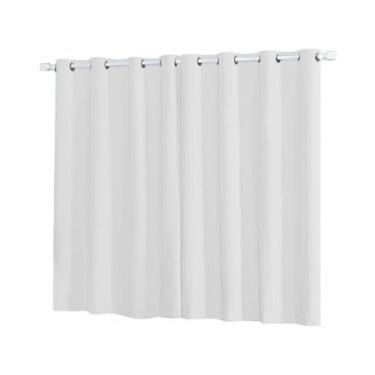 Imagem de Cortina Grécia Tecido Oxford 3 x 1,8 Metros Para Varão Simples - Harum