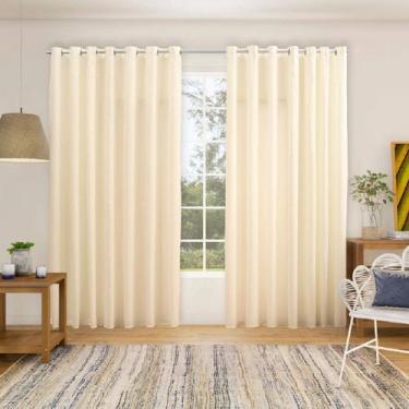 Imagem de Cortina 5 Metros Largura Tecido Microfibra Várias Cores e Altura - DH 