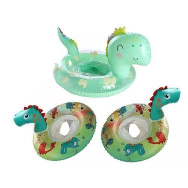 Imagem de Boia infantil Dinossauro Com Fralda Piscina Mar - kapbom
