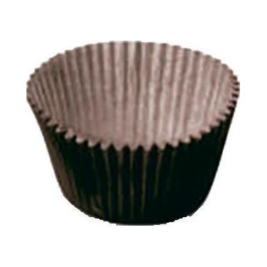 Imagem de 100 Forminha de Brigadeiro Docinho Nº5 - AAZ, Preto