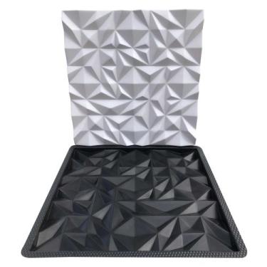Imagem de Forma 3D Gesso e Cimento ABS - Esmeralda 30x30 cm - Xmoldes Formas 3D