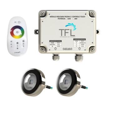 Imagem de Kit Iluminação Piscina - Contr Touch + 2 Leds 18W Tholz - Tholz / Tfl 