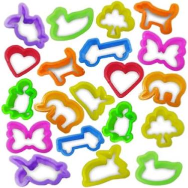 Imagem de Moldes Para Massinha De Modelar 50 Unidades - Mplay