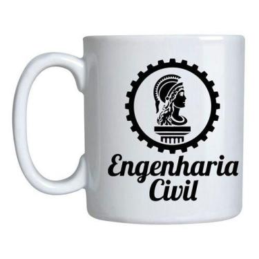 Imagem de Caneca Branca Engenharia Civil Profissões Engenheiro - Alabama Stamp
