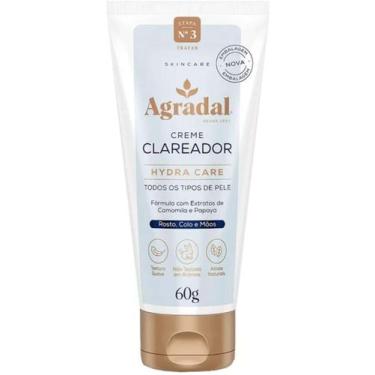 Imagem de Creme Clareador de Rosto, Colo e Mãos 60G Hidratante Calmante - Agrada