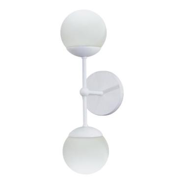 Imagem de Arandela Jabuticaba Monza Com 2 Esferas/bola/globo Vidro - LuminaLux, 