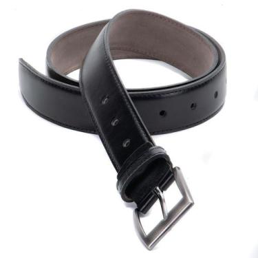 Imagem de Cinto Masculino De Couro Premium Social Ref. 020 Cor Preto - Duvelmon,