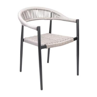 Imagem de Cadeira Trancoso Base Grafite Amêndoa - Rivatti