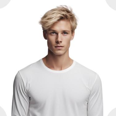 Imagem de Camisa Masculina Preta Termica Proteção Uv - MV Store Atacado, Branco,