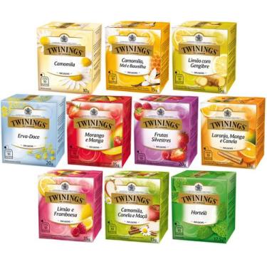 Imagem de Chá Twinings Kit 10 Caixas 10 Un 100 Sachês