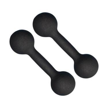 Imagem de Par De Halter Bola Pintado 7Kg Peso Treino Academia Ar Livre - Camarx