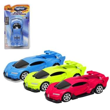 Imagem de Carro a friccao pullback super velocidade colors na cartela - 123 UTIL