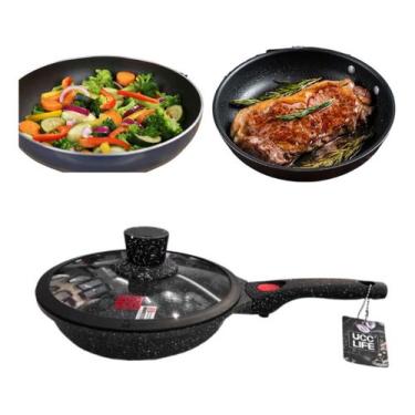 Imagem de Frigideira Ceramica Antiaderente Fogão Cooktop Indução/gás - Frigideir