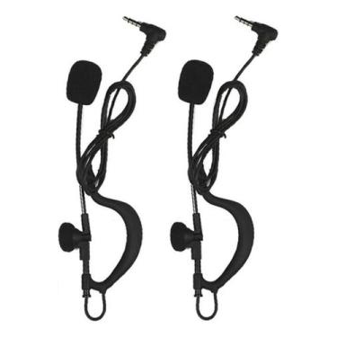 Imagem de Kit 2 Fone Para Intercomunicador Árbitro V4 Plus V6c Conector P2 - Vne