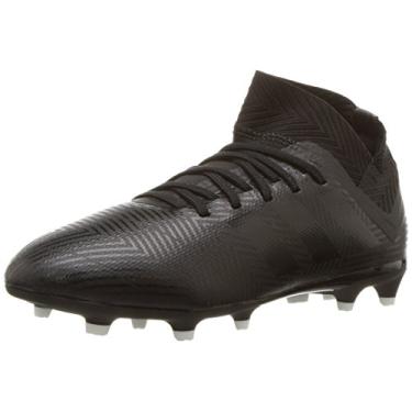 Imagem de T nis de futebol infantil Adidas Nemeziz 18,3 Firm Ground, Black/Black/White, 11 Little Kid