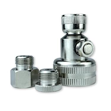 Imagem de Haltec N-1091 Adaptador de água para pneus de enchimento de líquido - OTR de enchimento de ar e líquido e trator agrícola para pneu de lastro de válvula adaptador de mangueira de jardim