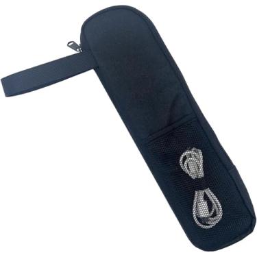 Imagem de Wanty Bolsa protetora de nylon preta para viagem compatível com Epson Workforce ES-50 / ES-60W /DS-30 / DS-70 Scanner portátil de documentos alimentado por folhas