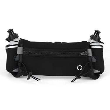 Imagem de Pochete para Caminhada, Cinto para Garrafa de água, Bolsa de Cintura para Esportes Ao Ar Livre, Bolsa Multifuncional para Cinto de Fitness, Pochete para Garrafa de água Com